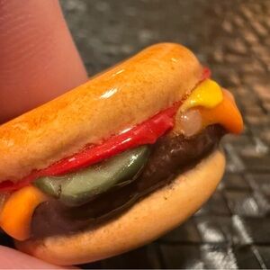 WAVYYAYA Miniature Burger Ring- size 8 1/4